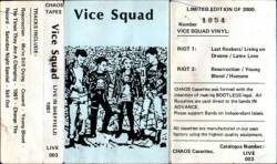 Vice Squad : Live 81